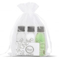 SACCHETTO ORGANZA   bianco 10x16 cm