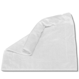 TAPPETO SCENDI DOCCIA  spugna bianca 50x70