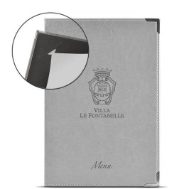 MENU o CARTA DEI VINI   ecopelle e cartoncino 