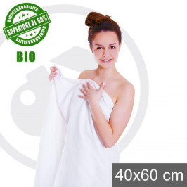 ASCIUGAMANO BIO   bianco 40X60