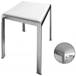 SGABELLO 4 PIEDI   ecopelle lusso