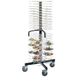 CARRELLO PORTAPIATTI   in acciaio verniciato