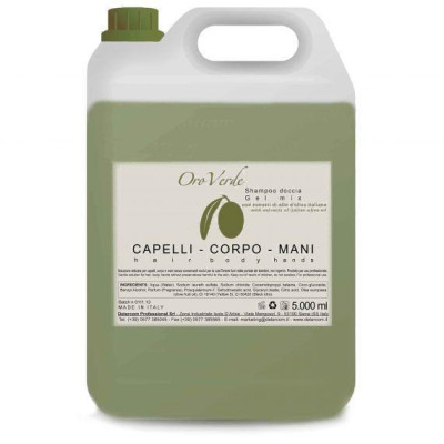 tanica ricarica bagnodoccia olio oliva oroverde