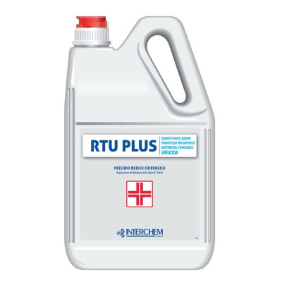 Detergente disinfettante per superfici con azione battericida, fungicida e virucida