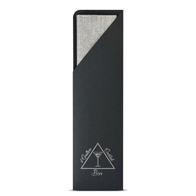 portaposate personalizzabile pocket con tovagliolo airlaid 