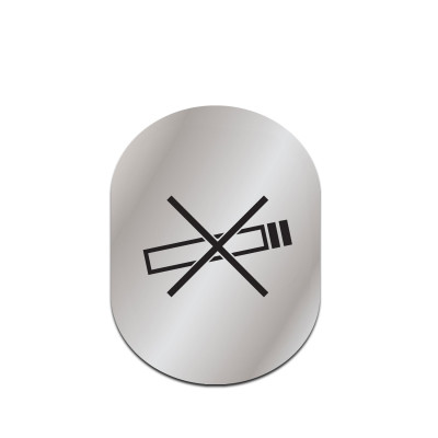 pittogrammi alluminio divieto di fumo