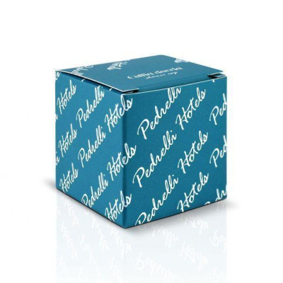 CUFFIA DOCCIA   astuccio cubo personalizzabile