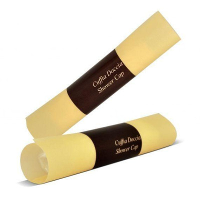 CUFFIA DOCCIA   rotolino personalizzabile