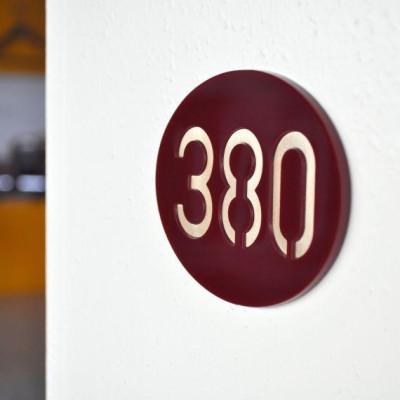 TARGA PLEXIGLASS   INCISA