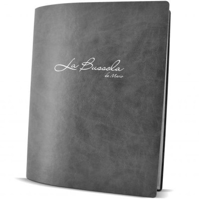 MENU o CARTA DEI VINI   ecopelle personalizzabile