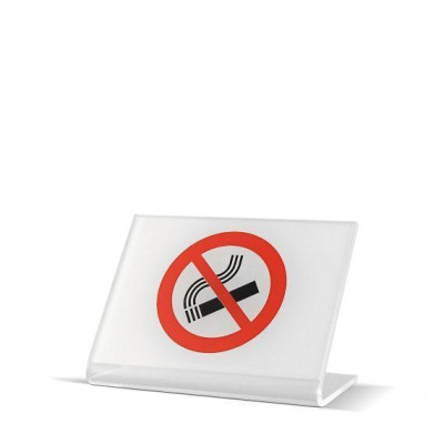 VIETATO FUMARE   plexiglas trasparente