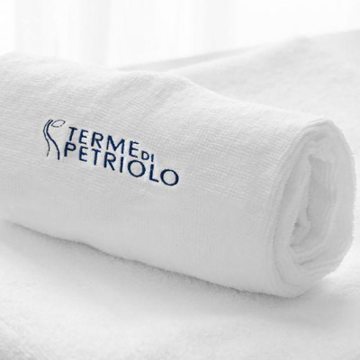 ASCIUGAMANO  VISO   spugna bianca 60x100