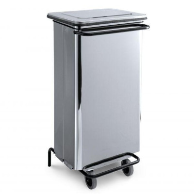 PATTUMIERA 110 LT   acciaio inox lucido