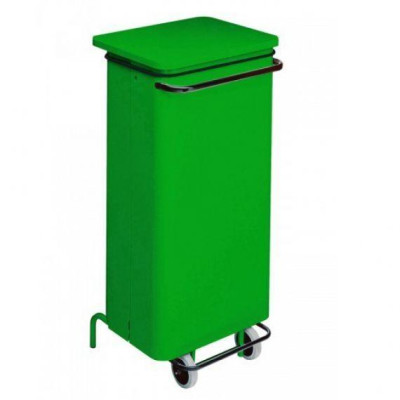 PATTUMIERA 110 LT   metallo verniciato verde