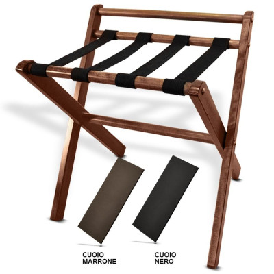 reggivaligie hotel cinghie cuoio