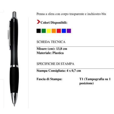 PENNA PETAL   plastica personalizzabile