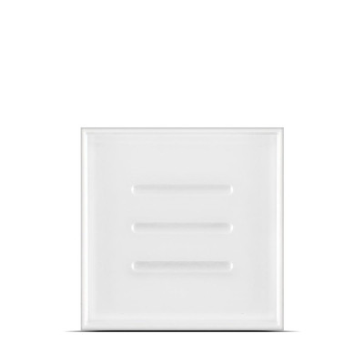 VASSOIETTO PORTASAPONE   plastica bianca