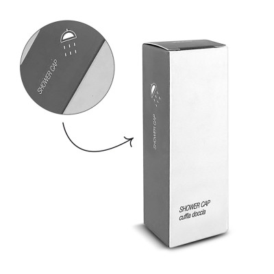 cuffia doccia hotel set cortesia neutro