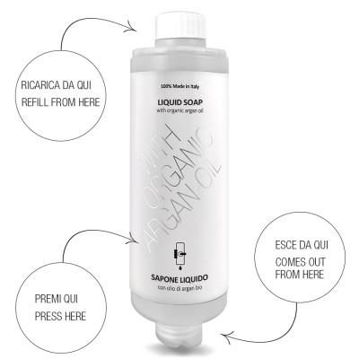 dispenser hotel lavabo ricaricabile