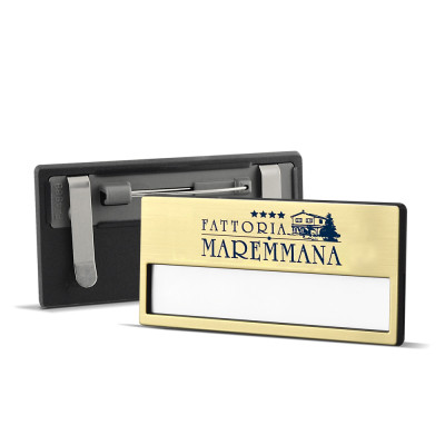 badge portanome hotel personalizzabile