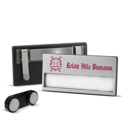 badge hotel personalizzabile