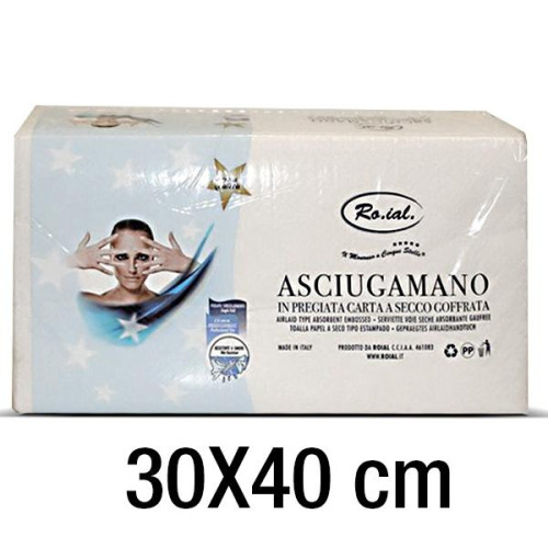 asciugamani 30x40   carta a secco monouso