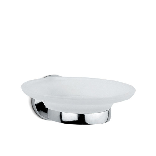 portasapone   cromo e vetro