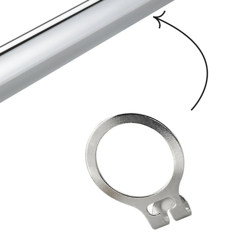 anello antifurto   metallo cromato