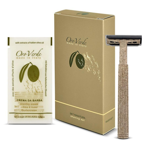 set rasatura bio olio oliva astuccio