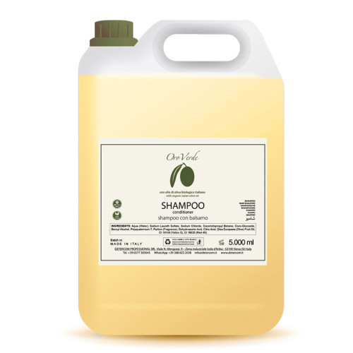 tanica ricarica shampoo olio oliva oroverde