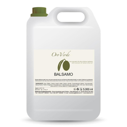 tanica ricarica balsamo olio oliva oroverde