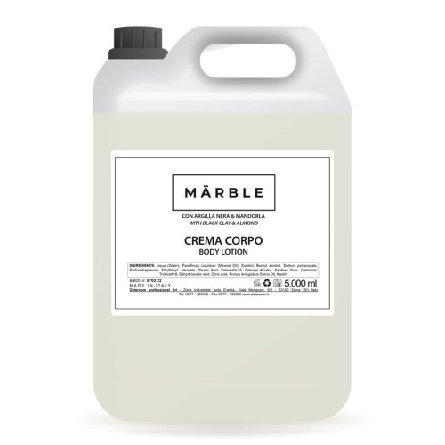 produzione tanica cosmetico hotel argilla nera crema corpo