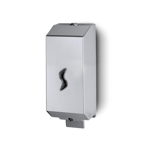 dispenser sapone gel igienizzante acciaio