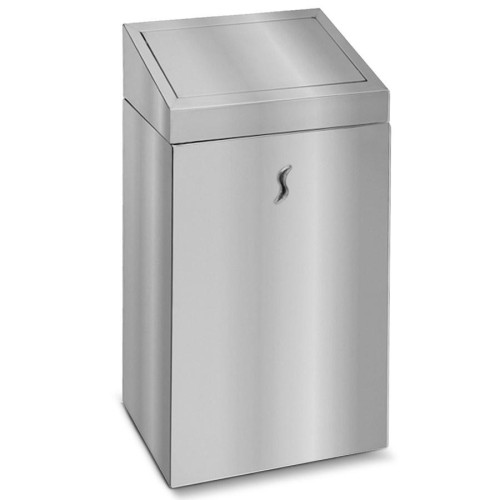 gettacarte bagno inox brillante