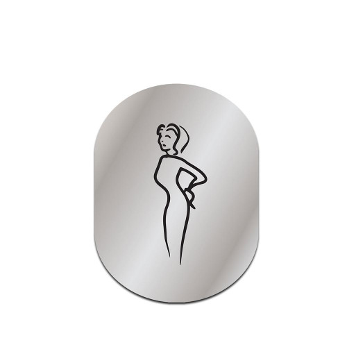 pittogrammi alluminio wc bagno toilette