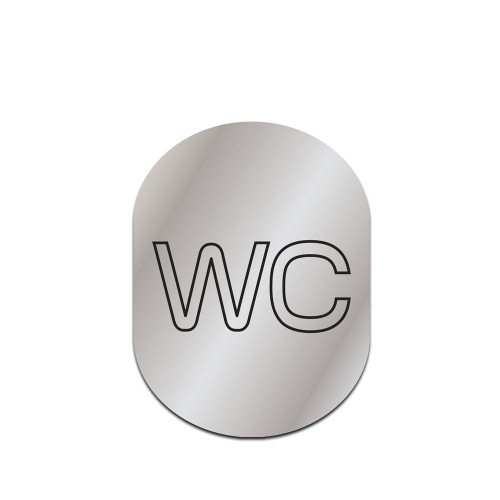 pittogrammi alluminio wc bagno toilette