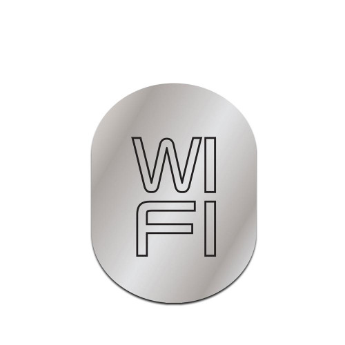 pittogrammi alluminio simbolo wifi