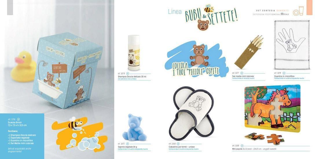 COSMETICI PER ACCOGLIENZA PER BIMBI