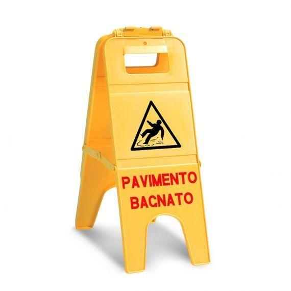 SEGNALE WET FLOOR   pavimento bagnato