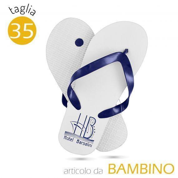 ciabattina bimbi piscina hotel personalizzata