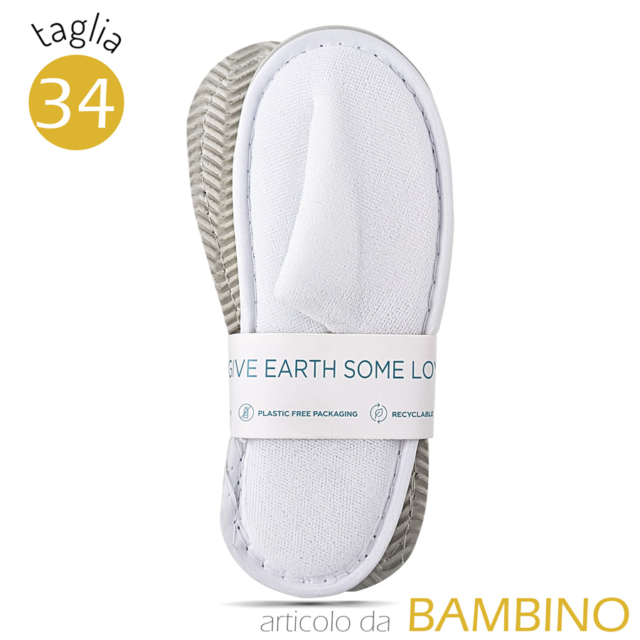 ciabatta hotel per bambino packaging plastic free