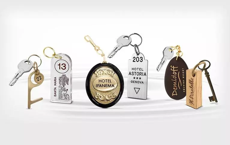 Portachiavi personalizzabile per hotel, agriturismo e B&B