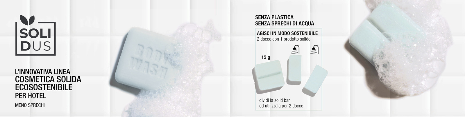 set cortesia ecologico con cosmetici solidi